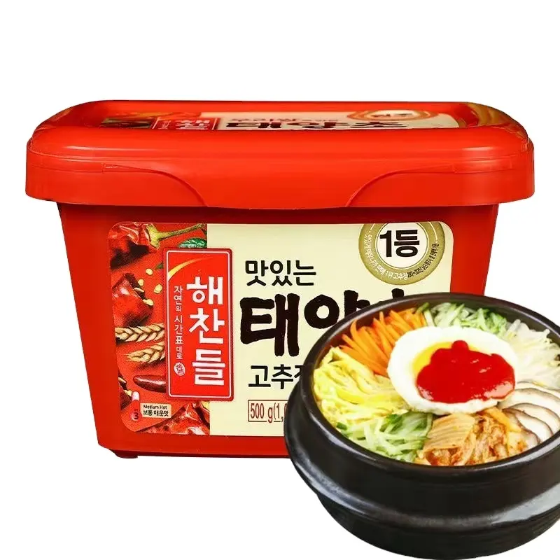 Heiße und würzige Chili-Garnelen paste für Sushi und Sashimi aus roter Pfeffer paste im koreanischen Stil Sashimi-Sauce