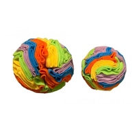 Juguete Interactivo Ecológico de Pelota Olfativa para Mascotas, con Diseño de Dibujos Animados, para Entrenamiento de IQ, Rompecabezas, Juego de Buscar y Olfatear, Dispensador de Premios, Enriquecimiento