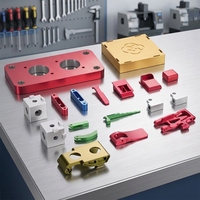 Eloksallı Alüminyum CNC İşleme Parçaları Özel CNC Torna İşleme Paslanmaz Çelik CNC Freze Bileşenleri