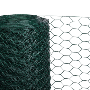 Prix d'usine, vente chaude : Rouleau de grillage hexagonal en PVC pour poulailler, grillage tissé pour clôture animale, idéal pour les poulets - Product Image 1