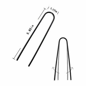 थोक उद्यान दांव टेंट गैल्वेनाइज्ड लैंडराइज्ड लैंडस्केप स्टेपल यू आकार के टर्फ नाखून कारखाने मूल्य बगीचे की आपूर्ति - Product Image 4