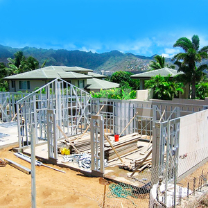 आधुनिक लक्जरी आरामदायक लिविंग मॉड्यूलर घर प्रीफैब होम त्वरित 70 साल के जीवनकाल के साथ प्रकाश स्टील संरचना विला - Product Image 2