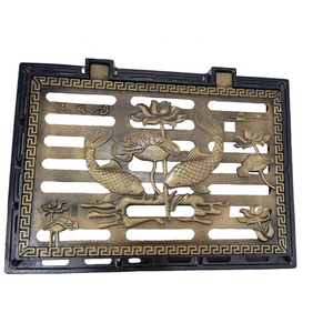 高品质定制球墨铸铁井盖和排水格栅方形和圆形重型熔模铸造型 - Product Image 6