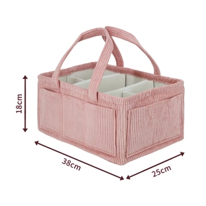 <span class=keywords><strong>Panier</strong></span> à couches en velours côtelé pour bébé, grand <span class=keywords><strong>panier</strong></span> de rangement, prix de gros, sac à couches pour bébé, sac à couches - Product Image 4