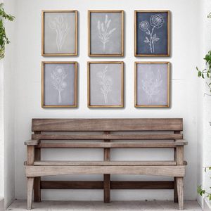 Hiện đại trang trại trang trí tường Boho thực vật in hoa kỹ thuật số in vải tường nghệ thuật cho nhà hoặc văn phòng - Product Image 5