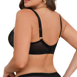Áo ngực full cup cao cấp, size lớn, size Mỹ 34-42, cúp E F G H I J K, ren gợi cảm dành cho nữ - Product Image 2
