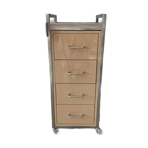 Armoire à outils de coiffeur en acier inoxydable stockage de salon de coiffure chariot à outils de repassage spécial chariot de salon - Product Image 3