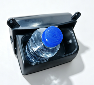 Soporte de vaso inclinado OEM ODM, personalizado de fábrica, con doble compartimento abatible, de 175 mm, montaje en ángulo, kit oculto empotrado negro para RV y autobús - Product Image 3