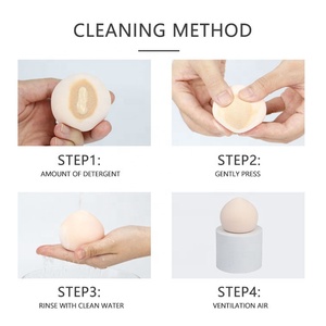 Esponja de Maquillaje <span class=keywords><strong>Original</strong></span> Super Suave Peach Marshmallow Powder Puff, Esponja para Mezclar Maquillaje - Product Image 4