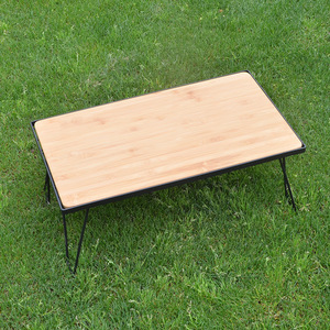 Planche à découper rectangulaire en bambou, 59.8x34.8x1.4cm, pliable, pour l'extérieur, pour le camping, le barbecue, la cuisine - Product Image 3