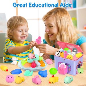 Juguetes Blandos de Mochi, Mini Squishies de Animales Kawaii, Recuerdos de Fiesta para Niños, Juguetes Antiestrés para Apretar, Juguetes para Apretar Granos - Product Image 3