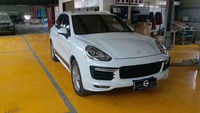 Kit de carrosserie d'origine pour Porsche Cayenne 958.2 2015-2017 mise à niveau vers Turbo + GTS accessoires de voiture pare-chocs avant de voiture passages de roue de voiture