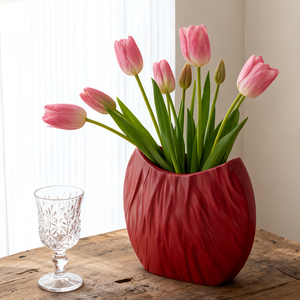 Vases en porcelaine pour la décoration de la maison et <span class=keywords><strong>du</strong></span> bureau, nouveauté 2025, pour le salon, finition mate moderne, vase à fleurs en céramique - Product Image 3