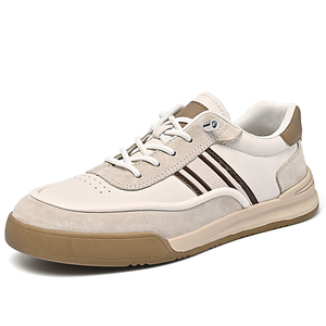 Nouvelles chaussures de luxe de marque pour hommes 36-44 baskets plates à la mode en cuir de vachette noire pour hommes chaussures chics pour garçons et filles meilleurs fournisseurs - Product Image 2