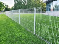 Duurzame, weerbestendige PVC-schuttingpanelen, roestvrij, buitenomheining, 3D-modellering, oprit, speeltuin, ranch, buitenplaats