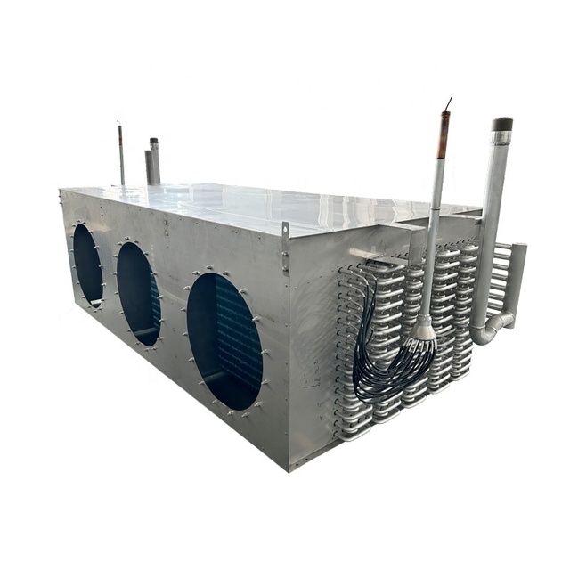 Industrial Copper Fin Tube air to air Heat Exchanger for Evaporator