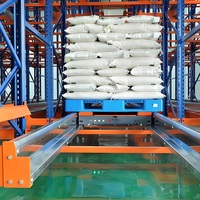 Étagère de rayonnage à navette radio pour solution de stockage en entrepôt, rayonnage à navette radio robuste, rayonnages industriels empilables
