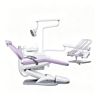 Fauteuil de chirurgie dentaire multifonctionnel à prix d'usine avec pièces de rechange et électrovanne importée pour clinique dentaire haut de gamme