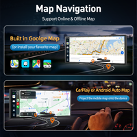 Caméra embarquée double avec moniteur à distance 4G, écran CarPlay, Android Auto, écran tactile 10,26 pouces, navigation GPS, système de sécurité DVR pour voiture