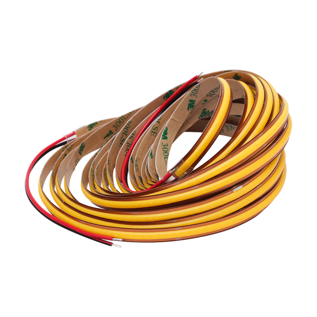 DC12V/DC24V Free Cut LED Strip Lights Flexible 8mm COB LED Bar Aluminum Body Warm/Cold White Ra90