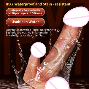 Groothandel Volwassen Seksspeeltjes Realistische Grote Dildo Voor Vrouwen Draadloze Opwarming Rekbare Vibrerende D53 - Product Image 6