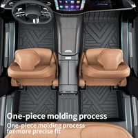 Accessoires intérieurs toutes saisons, tapis de voiture 3D personnalisés avant et arrière pour Byd Yuan Plus 2022-2024, tapis de sol pour voiture électrique