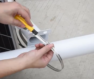 Chất lượng Mỹ loại Ống kẹp khen ngợi rãnh đầu vít Ống kẹp, ống thép không gỉ Kẹp mạnh mẽ cổ họng Hoop - Product Image 4