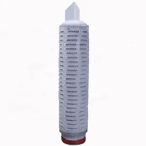 Micropore Pleated Filter Cartridge Activated Carbon Fiber 5um 10'' Remove the Color in the Organic Solvent