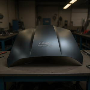 Capó de Motor de Acero Negro de Repuesto para Modelos 2009-2013, Ajuste con Pernos, Nueva Pieza de Carrocería, Diseño Preciso y Duradero, Modelo P1225 - Product Image 2