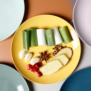 Prix bon marché <span class=keywords><strong>sur</strong></span> l'assiette de couleur unie glaçure assiette de grès de restaurant de bonne qualité pour l'hôtel d'approvisionnement utilisé - Product Image 4
