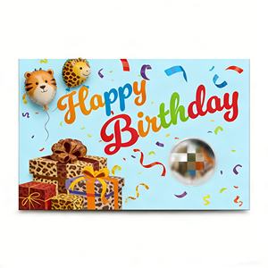 Confezioni Blister Anti-Manomissione da 1/2 oz, Porta Monete Colorati Argentati, Custodie per Monete con Stampa 'Happy Birthday' (Solo Custodia Vuota) - Product Image 1