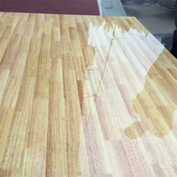 Panneau en bois MDF laqué brillant rouge avec revêtement UV