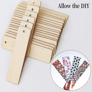 Marcapáginas <span class=keywords><strong>de</strong></span> madera en blanco sin terminar, etiquetas colgantes <span class=keywords><strong>de</strong></span> regalo <span class=keywords><strong>de</strong></span> madera con agujeros para libros, Navidad, boda, cumpleaños, tarjetas DIY - Product Image 5