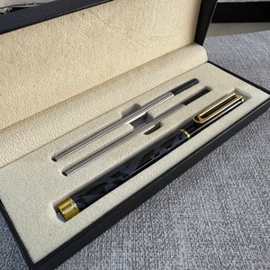 Stylos à bille en métal noir pour hommes, événements d'entreprise, publicité, personnalisables avec logo, stylos à gel adaptés comme cadeaux - Product Image 6