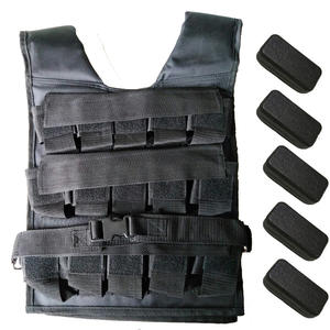 उच्च गुणवत्ता कस्टम 10kg <span class=keywords><strong>20kg</strong></span> 30Kg समायोज्य कसरत जिम खेल फिटनेस प्रशिक्षण शरीर वजन कसरत टिकाऊ वजन बनियान - Product Image 3