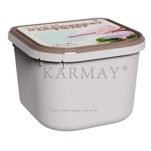 Square Ice Cream Tubs Gelato <b>box</b> 2Ltr 1.8 Quart Plastic with Lids and <b>security</b> lock IML - Product Image 2