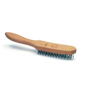 Brosse en bois Pavan avec poils en acier pour le soin des cheveux - Product Image 1
