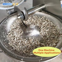 Machine à couper les aliments en acier inoxydable, hachoir à viande automatique, mélangeur pour l'industrie de la transformation de la viande, des saucisses et des hamburgers
