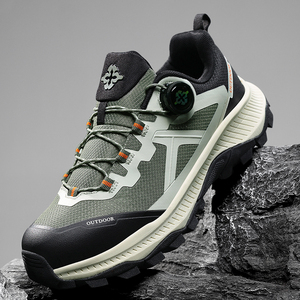 Nuevos Zapatos de Senderismo <span class=keywords><strong>Impermeables</strong></span> para Hombre, Zapatos de Trekking para Exteriores, Ligeros, Transpirables, Duraderos, Talla Grande, Diseño de Hebilla en Espiral - Product Image 6