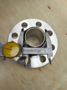 Mặt bích để ống En 1092 Wnf Wn RF rèn Mặt Bích PN16 DN50 SS 304 thép không gỉ nâng lên mặt hàn cổ mặt bích - Product Image 3