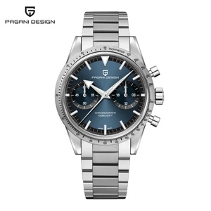 Montres à quartz PAGANI DESIGN PD 1766, 40 mm, acier inoxydable, étanches, pour homme, verre saphir VK64 AR, montre-bracelet homme - Product Image 1