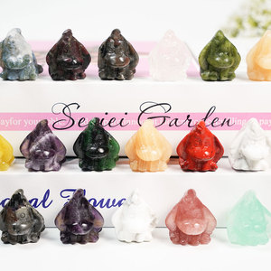 Venta Caliente: Tallados de Animales de Burro y <span class=keywords><strong>Eeyore</strong></span> en Materiales Mixtos Pulidos, Artesanías de Cristal, Regalo de Piedra Curativa - Product Image 1