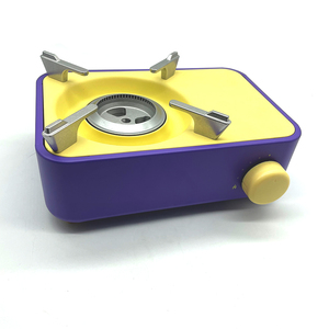 Réchaud à cassette portable miniature en acier inoxydable Wildrex, brûleur unique compact, puissance de feu de 2,1 kW pour le camping, les pique-niques, les voyages en voiture - Product Image 2