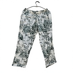 Floral Print Men's Long Sleeve <b>Pajama</b> <b>Set</b> 100% Cotton Satin Fabric Casual Sleepwear Spring Season Woven Pattern gift for her - Product Image 5
