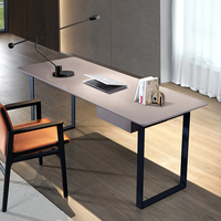 Meubles de bureau modernes Bureau d'ordinateur en bois intégré avec étagère simple Table d'ordinateur en forme de L pour la maison et la chambre à coucher avec tiroirs