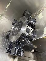 Centre d'usinage CNC 3 axes à double broche MS20Y de haute précision, commande FANUC, axe Y automatique pour pièces médicales