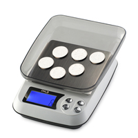 Balance de cuisine alimentaire LCD de haute qualité 500g/0.01g en acier inoxydable numérique grammes balance électronique 3kg/0.1