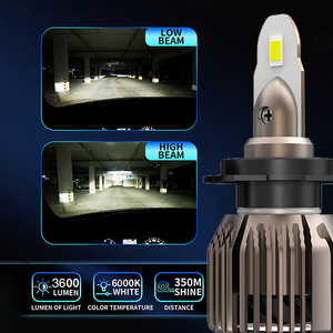 SFIDA V17 6000K LED phare de voiture 3000 Lumens 30W économie d'énergie H4/H7 ampoule boîte d'emballage personnalisée installation facile garantie de 24 mois - Product Image 4