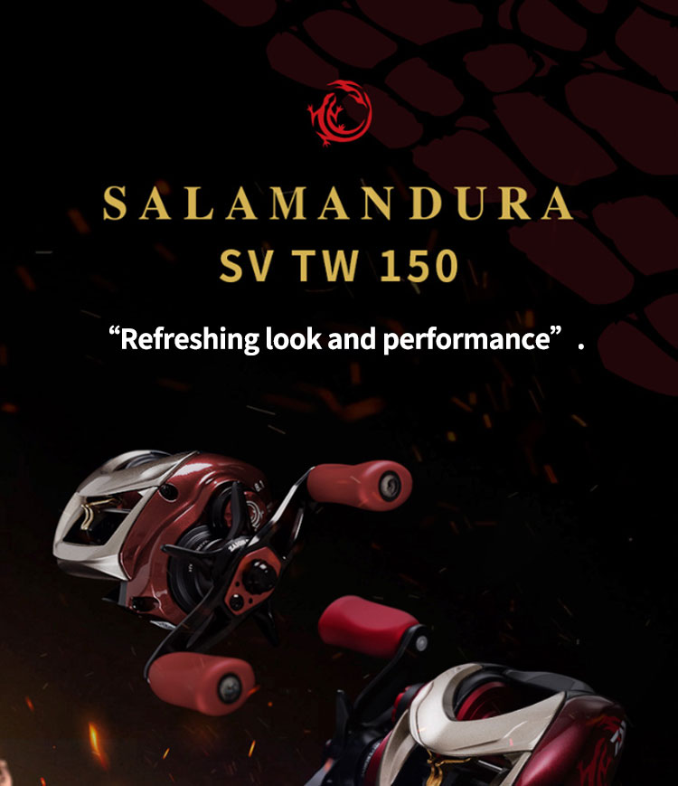 Daiwa 24 Salamandura SV TW 150 Right Hand Fishing Reel - Aluminium