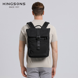 Kingsons Business Backpack 15 Inch Laptop <b>Bag</b> Water Resistant Travel <b>Work</b> Unisex Solid Color 20-35L Capacity - Product Image 3